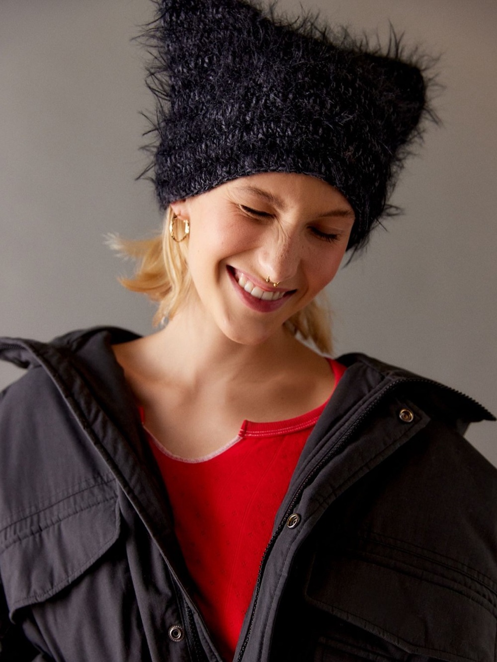 urban outfitters mylo fuzzy ear beanie